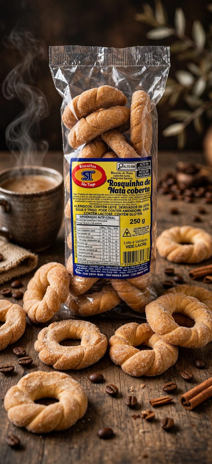 Biscoito São Tiago Novas 24